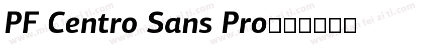 PF Centro Sans Pro字体转换